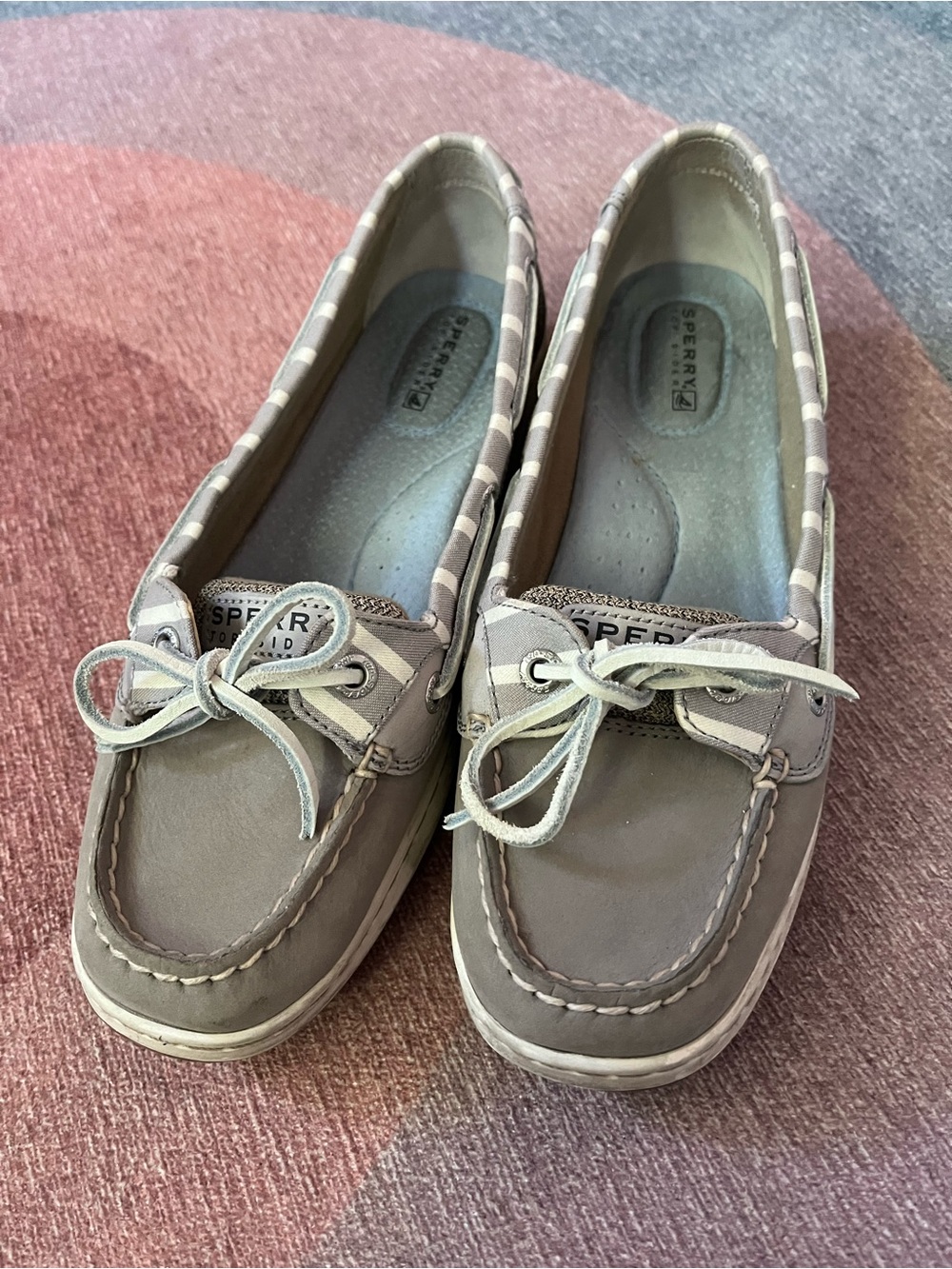 Sperry Women's Gray Top Slider Boat Shoes